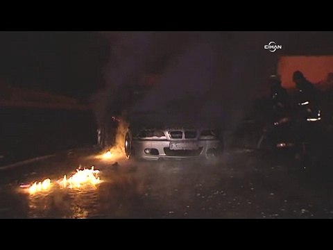 Başkent'te araç kundaklama iddiası