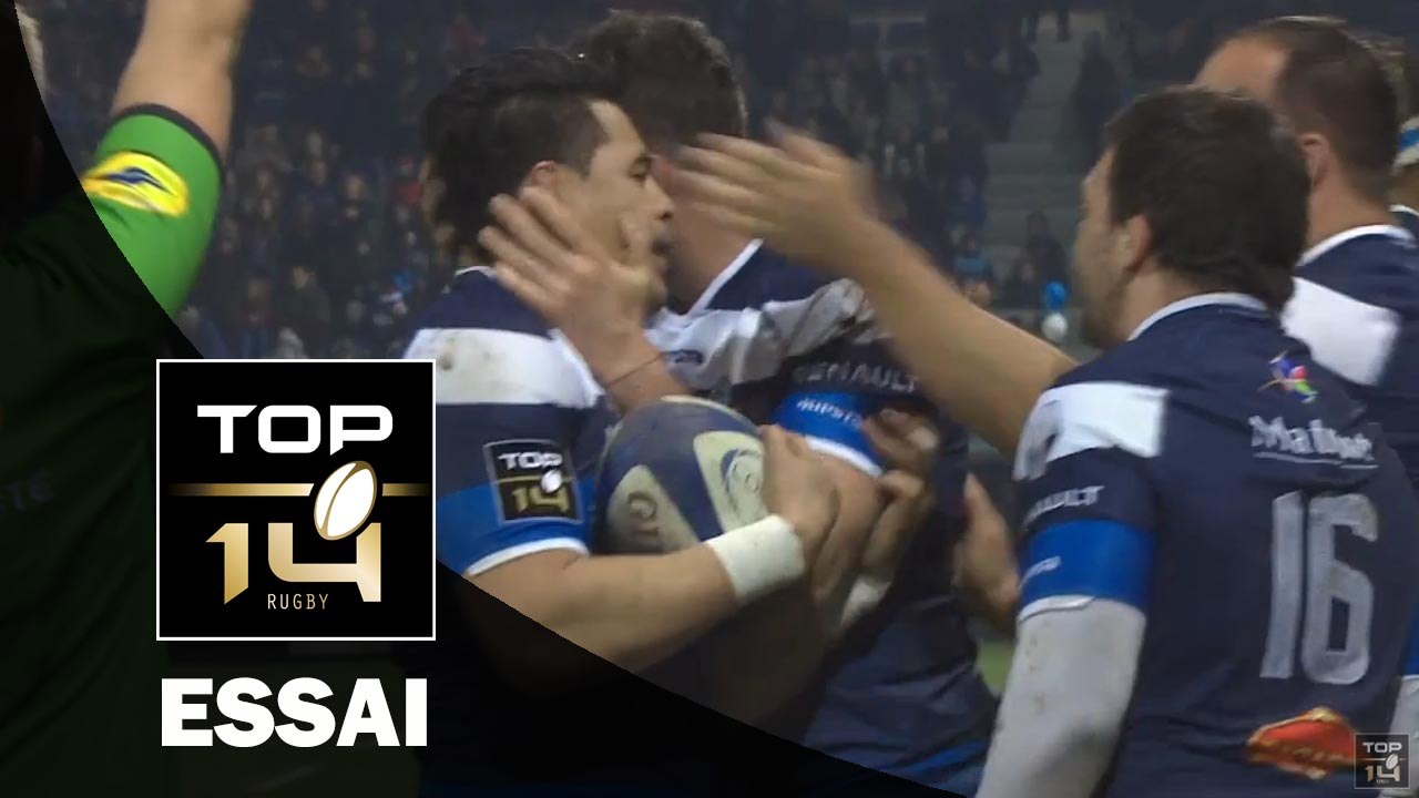 TOP 14 – Castres - Agen : 50-6 – Essai Anton TULOU (CAS) – J18 – saison 2015-2016