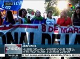 Argentinas: activistas alzan la voz contra la violencia de género