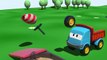 Kids 3D Construction Cartoons for Children 1: Leo the Truck builds a CEMENT MIXER! [грузов