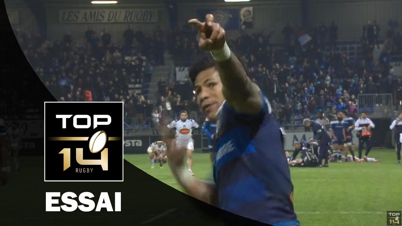 TOP 14 – Castres - Agen : 50-6 – Essai 4 David SMITH (CAS) – J18 – saison 2015-2016