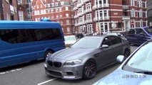 Arab Hamann BMW M5 F10 w/Akrapovic Exhaust Start and Driving scenes