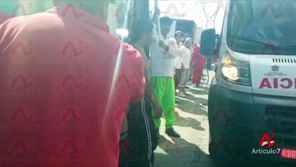 Explosión en central de abastos cuando una pipa cargaba gas