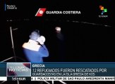 Guardacostas italianos rescatan a 12 refugiados cerca de Kos