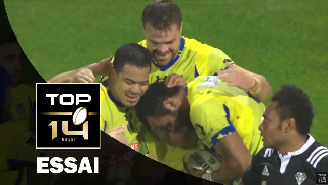 TOP 14 – Clermont - Brive : 25-6 – Essai Peceli YATO (CLE) – J18 – saison 2015-2016