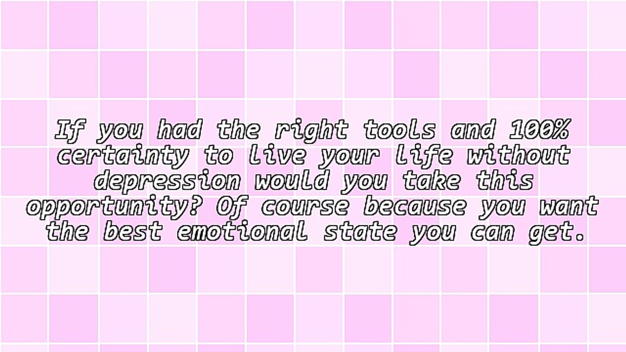 Depression - Get Your Life Back On Track