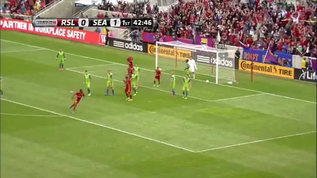 GOAL: Sunny equalizes off a corner kick - Real Salt Lake vs. Seattle Sounders (2-1) MLS 12/03/2016