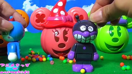 アンパンマン おもちゃハロウィン ディズニー ミッキー ミニー かぼちゃ  animekids アニメきっず animation Anpanman Toy Halloween Disney