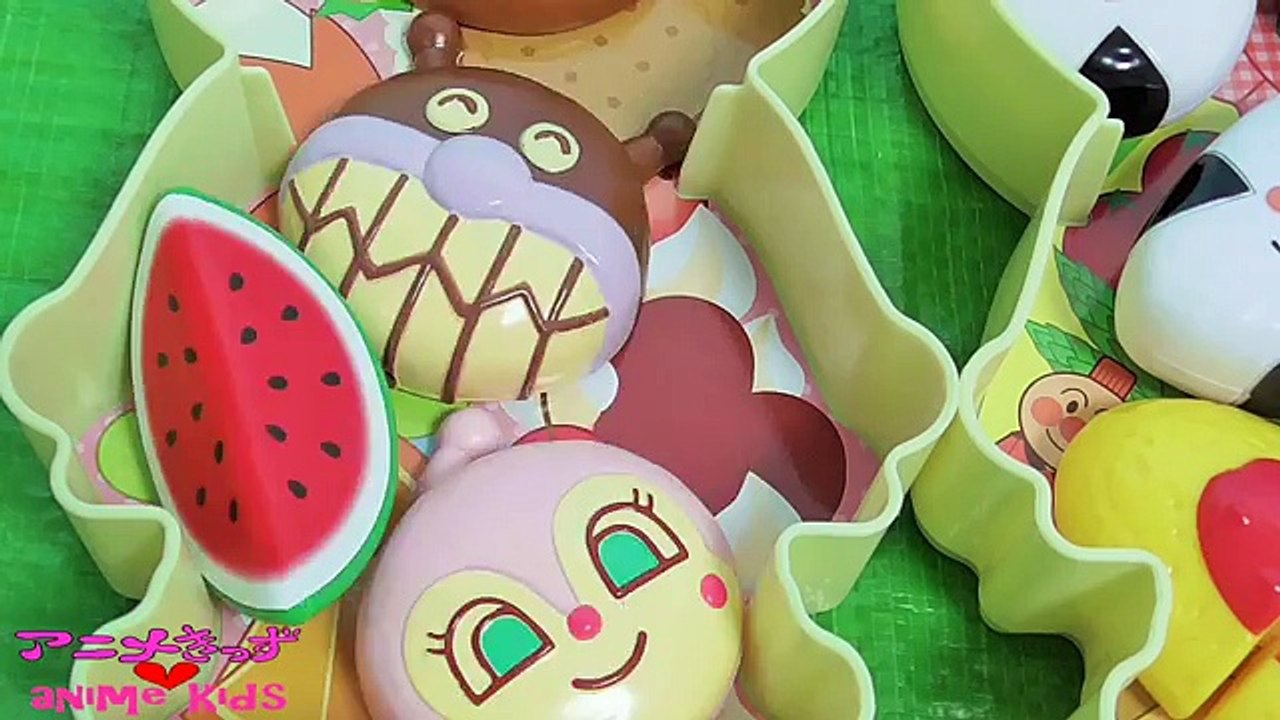 アンパンマン お弁当セット ねんど おもちゃアニメ テレビ 映画 animekids アニメきっず animation anpanman toy