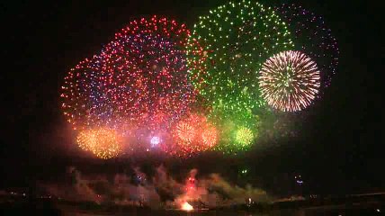 Fireworks the most beautiful in the Japan