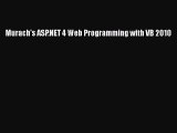 Download Murach's ASP.NET 4 Web Programming with VB 2010 PDF