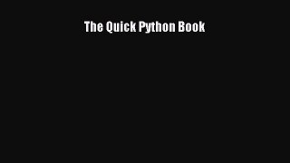Read The Quick Python Book Ebook