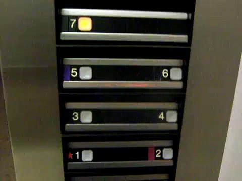 Dover HIGHDRAULIC Elevator at the Austin Heart Hospital Garage.