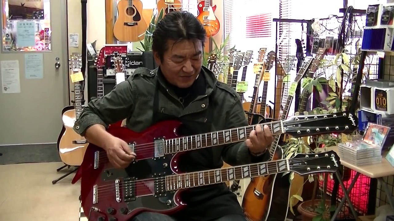 Epiphone G 1275 Custom Wネック ジミーペイジ！
