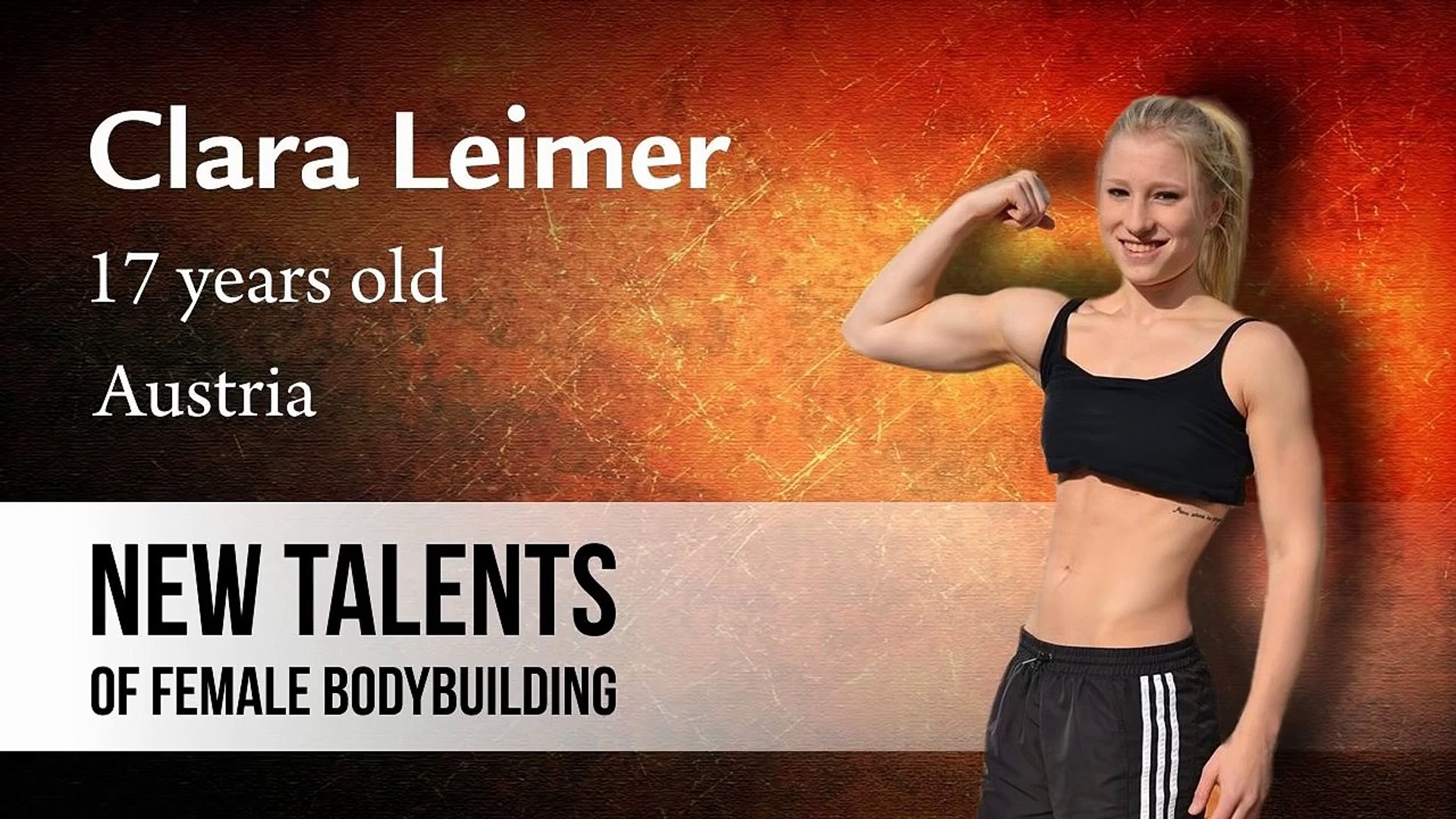 ⁣world fitness Clara Leimer - New Talents of Female Bodybuilding