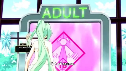 Hyperdimension Neptunia: The Animation Are you 18 years or older? (Blancs rage Part 2)