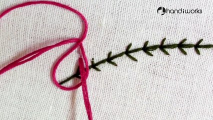 Beautiful Embroidery Pattern for Collars, Baby pillow cases etc... _ HandiWorks