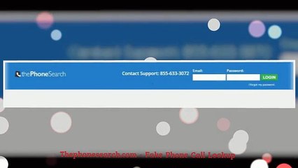 Thephonesearch.com - Fake Phone Call Lookup