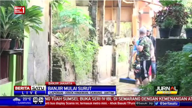 Gang Arus Cawang Terendam Luapan Kali Ciliwung