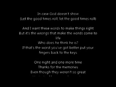 Fall Out Boy Thnks fr th Mmrs (Lyrics)