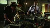 Agent Carter 02x06 scenes: Peggy and Daniel in the lab (after almost kiss)