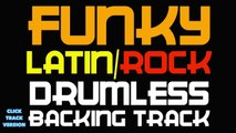 Latin Rock Funky Drumless Santana Style Backing Track With A Click Track