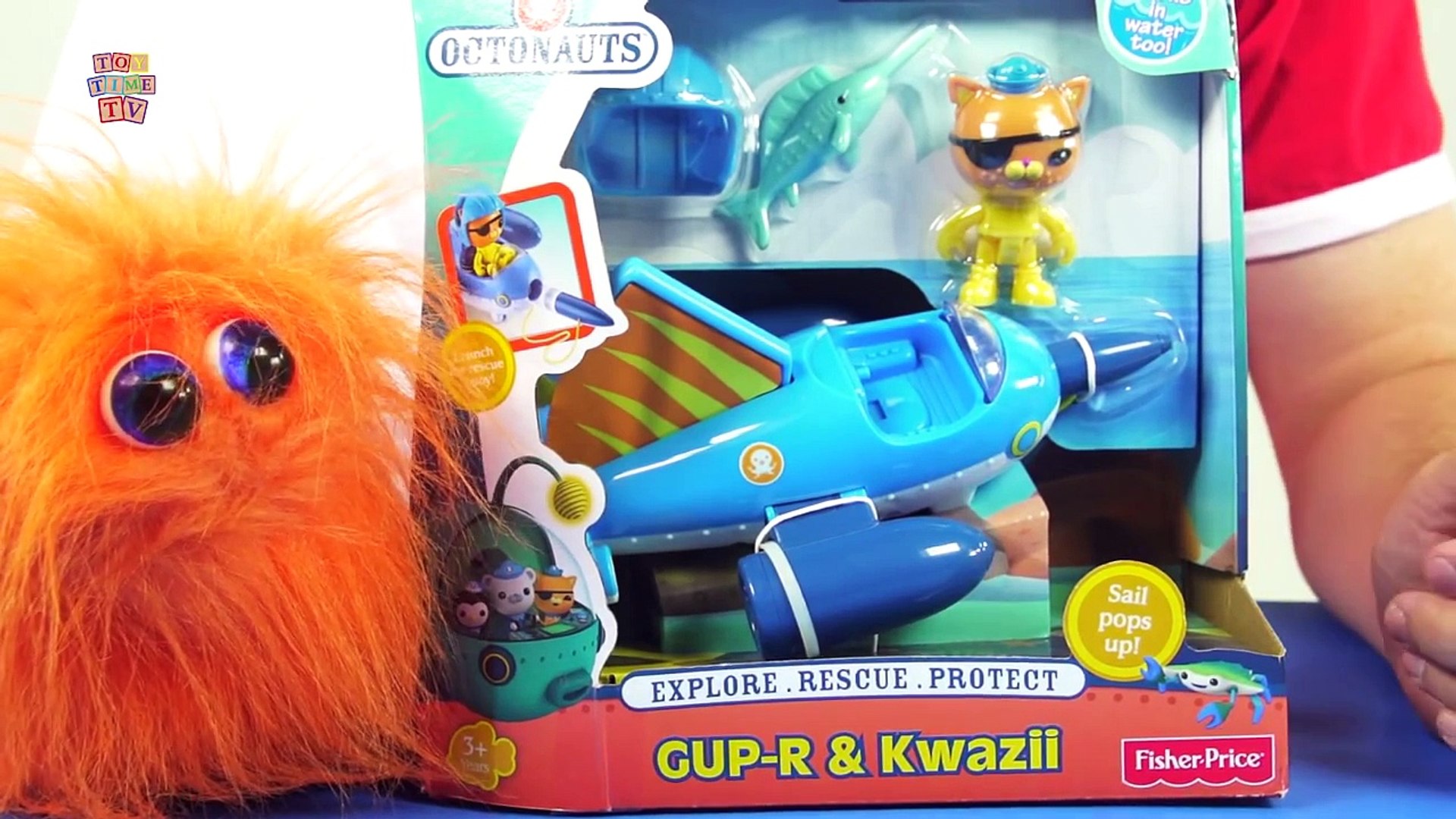 Inkling & The Seahorse Creature Pack & 3 Glow in the dark Articulated Figures GUP Speeder Q Includes GUP M & Kwazi Playset Fisher Price The Octonauts 6 Piece Gift Set