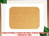 Afrique - Funda de sofá elástica (Oro) - 2 plazas (140-170cm)