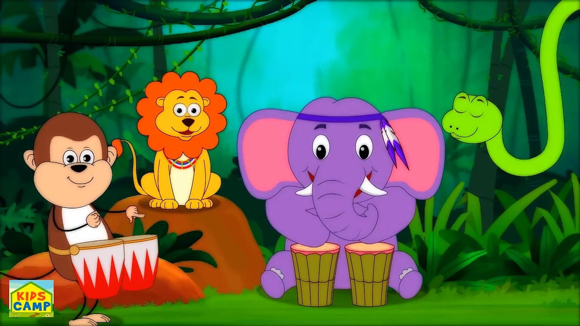 The Jungle Song | Jungle Animals Song | Animals Song for Children |  Original Song by KidsC - Dailymotion Video