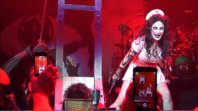 Got kicked out of a Motley Crue, Alice Cooper concert.