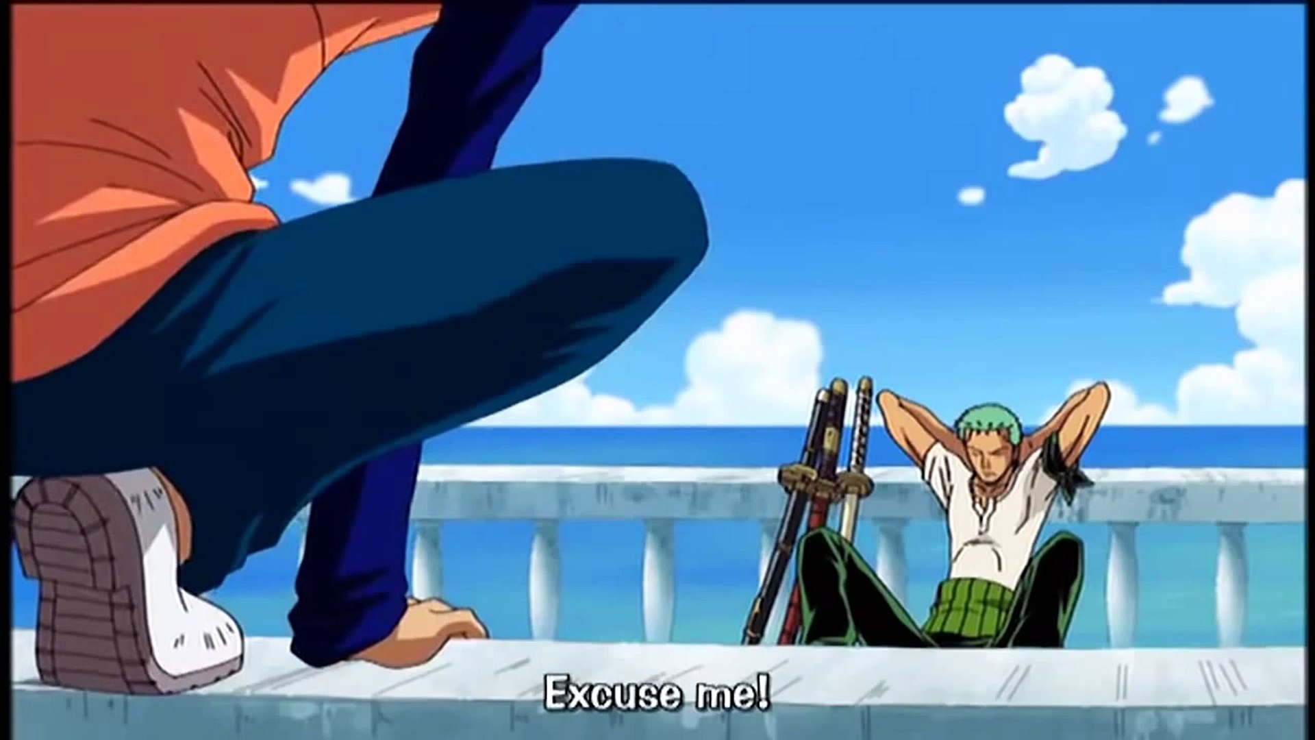 One Piece Funny Moment Zoro Mistakes Kaku For Usopp Dailymotion Video