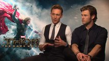 Tom Hiddleston, Chris Hemsworth on Thor 2s deep hidden love