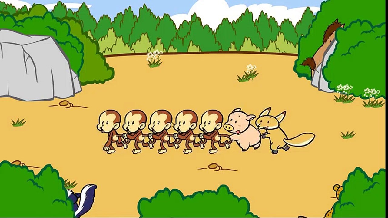 A la queue leu leu - Dessin animé éducatif Genikids  Tchoupi Dessin Animé