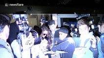 Selena Gomez arrives at LAX