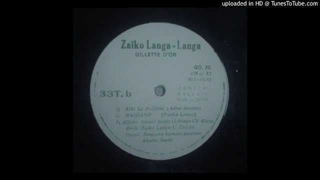 Zaiko Langa Langa (D.R. Congo): Kiki la preferee (1987/Rumba Soukous/Music of Congo/African Music) (World Music 720p)
