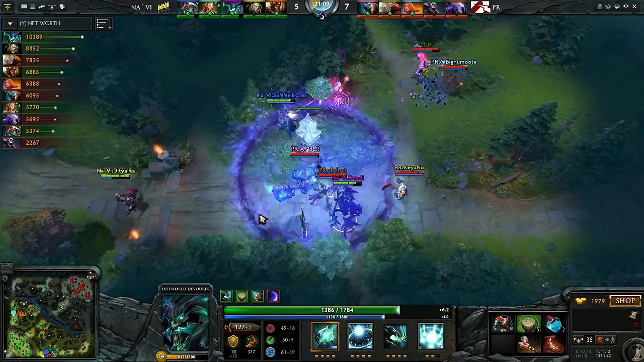 NaVi vs Power Rangers with Ar1se Magnus Dota 2