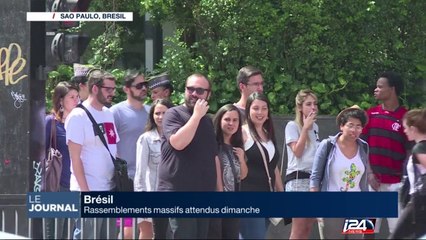 Brésil : Rassemblements massifs attendus dimanche
