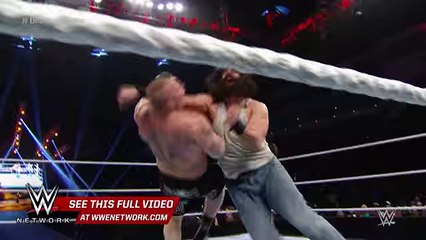 Road Block Bray wayatt vs Brock lesner