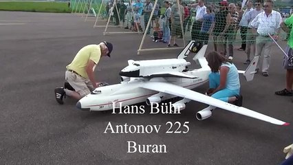 Космический корабль «Буран» стартует в небе с самолета «Мрия» Ан-225, радиоуправляемые модели