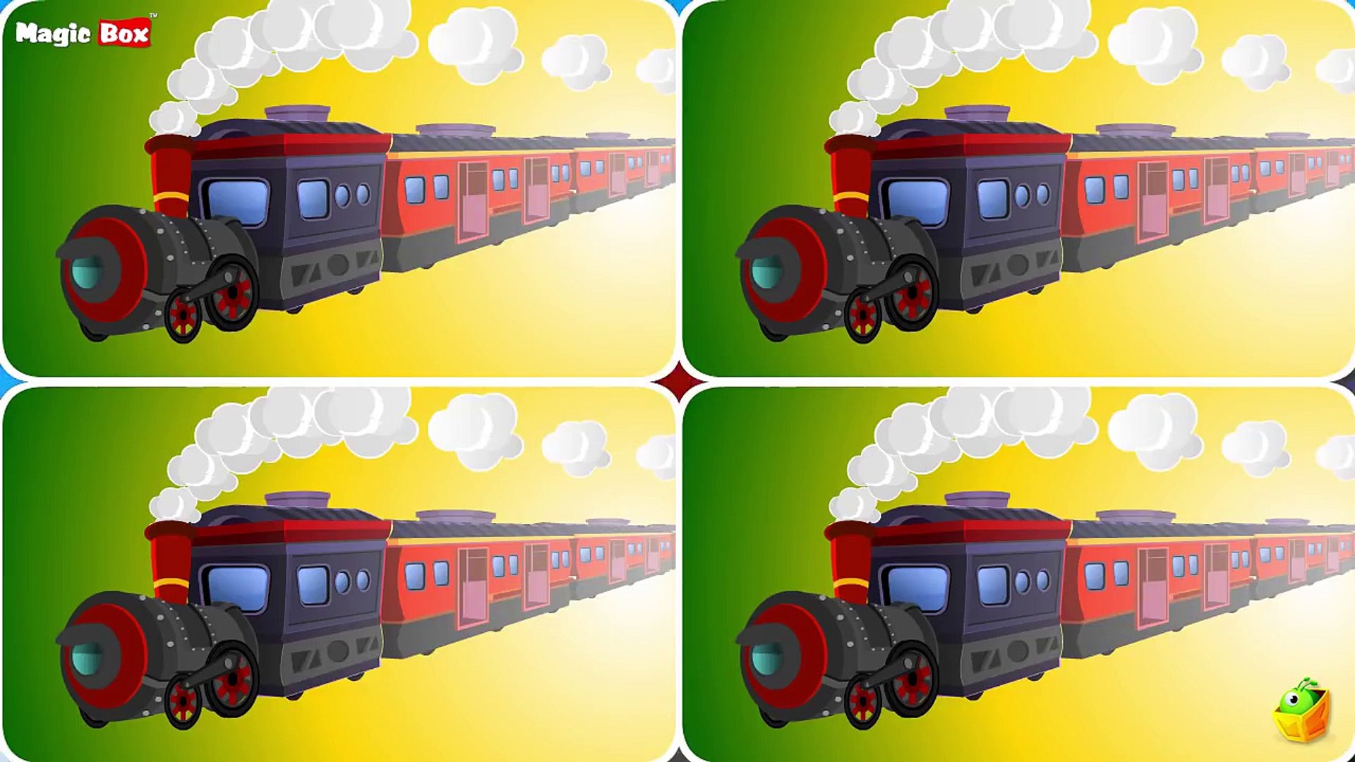 gadi cartoon train