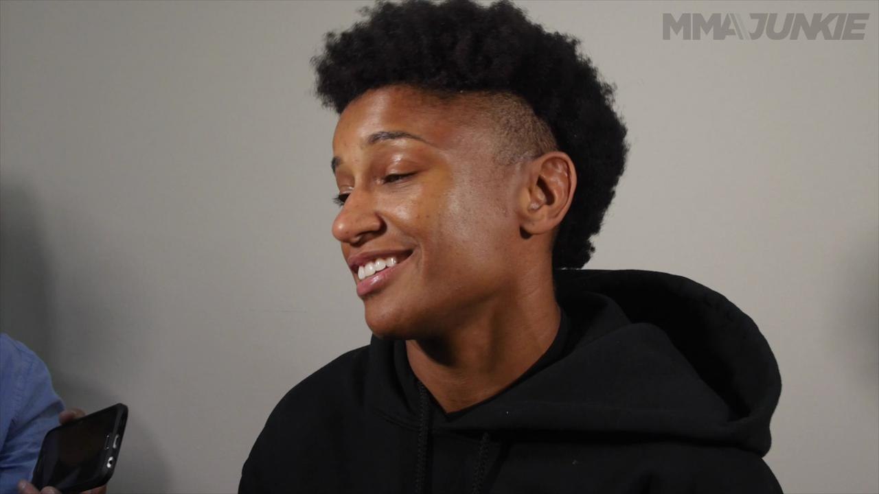 Invicta FC 16 Angela Hill post fight interview
