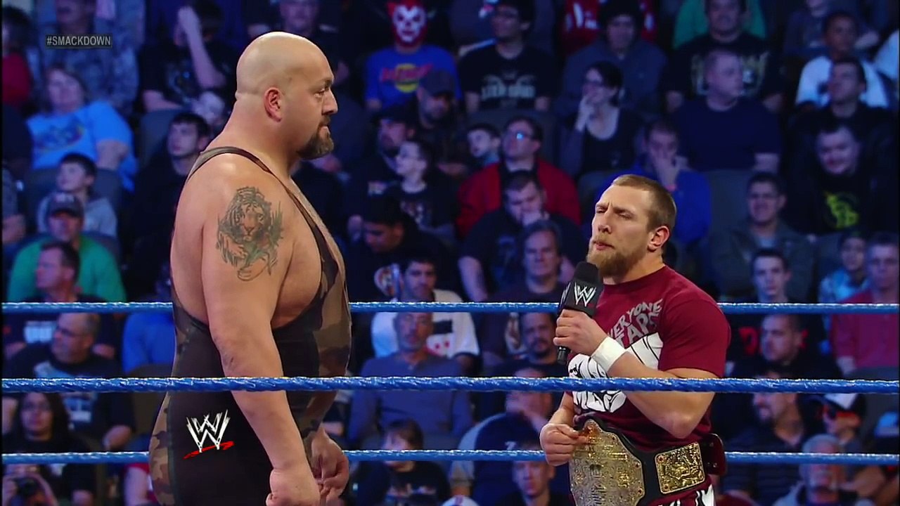 AJ stops Big Show from hitting the WMD on Daniel Briyn on SmackDown match