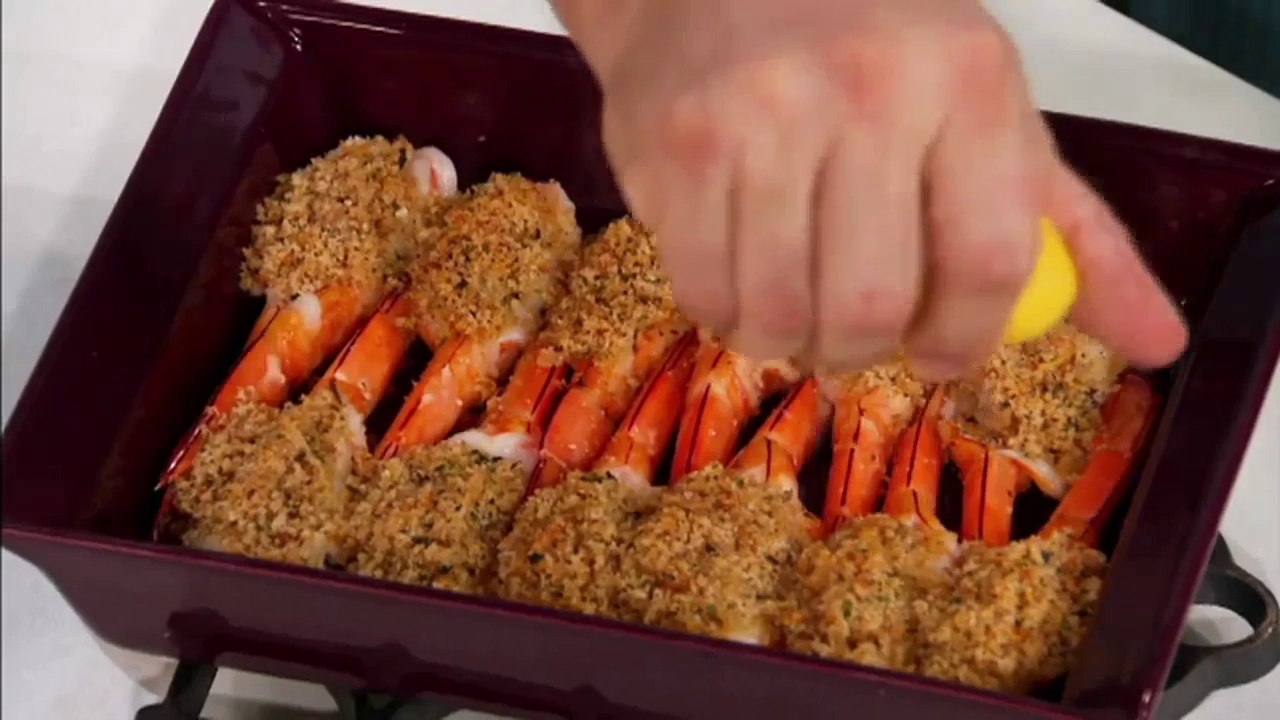 Gefüllte Jumbo Shrimps