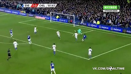 Romelu Lukaku Goal - Everton 2 - 0 Chelsea - 12_03_2016