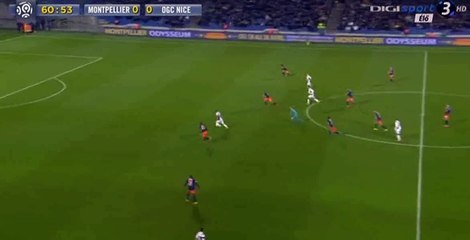 Valere Germain Goal - Montpellier 0 - 1 Nice - 12_03_2016