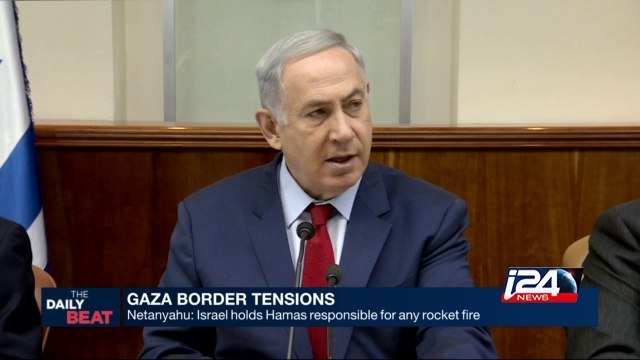 Gaza: Netanyahu : 'Israel holds Hamas responsible for any rocket'