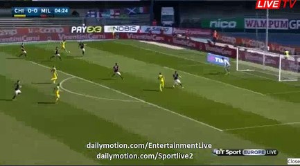 Gianluigi Donnarumma SUPER SAVE Chievo 0-0 Milan Serie A