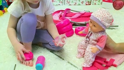 Беби Борн кукла пупс с коляской распаковка Doll pram with baby doll unpacking.Видео для детей