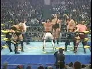 End of WW3 96 - Big Show tosses Rey with ONE ARM