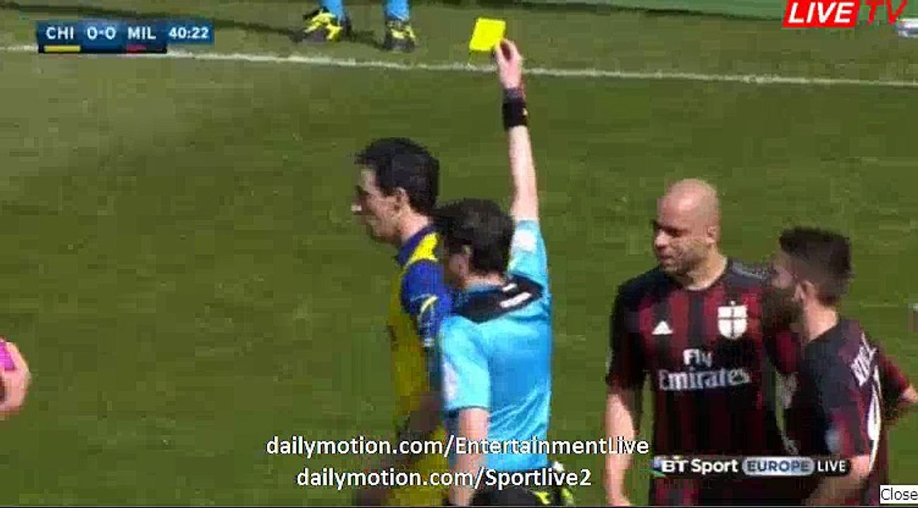 Ignazio Abate Horror INJURY Chievo 0-0 Milan Serie A